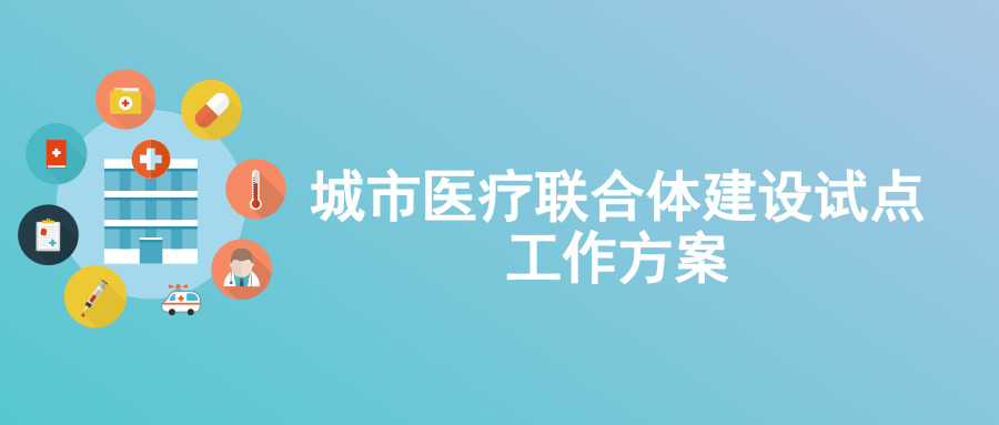 城市醫(yī)療聯(lián)合體建設試點工作方案